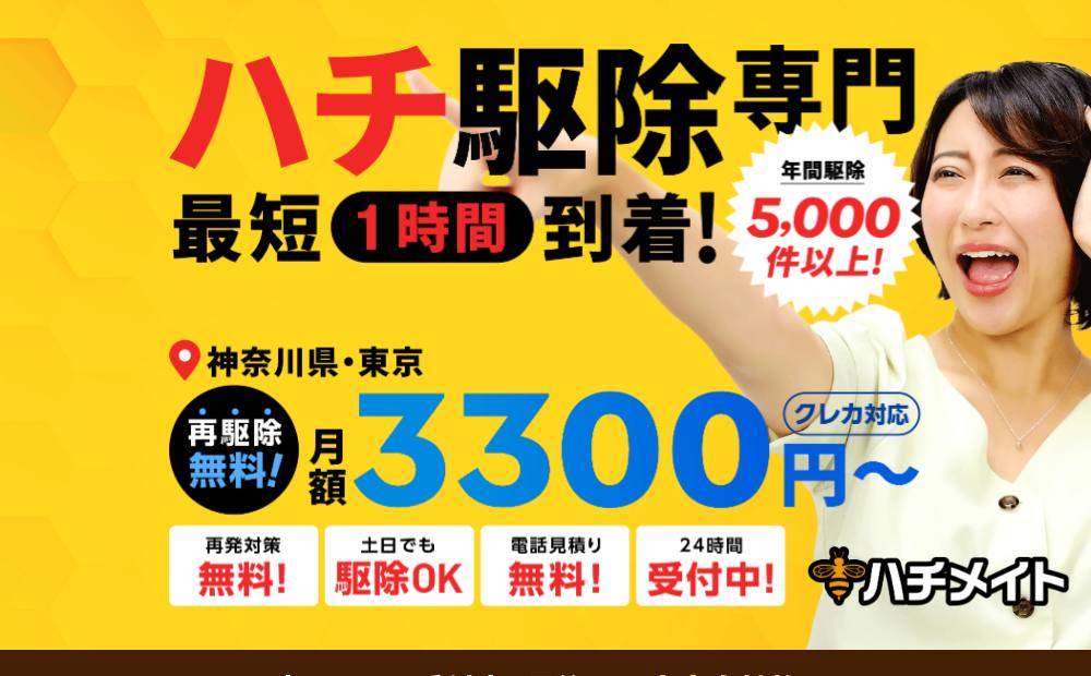 ハチメイト 横浜店の公式サイト